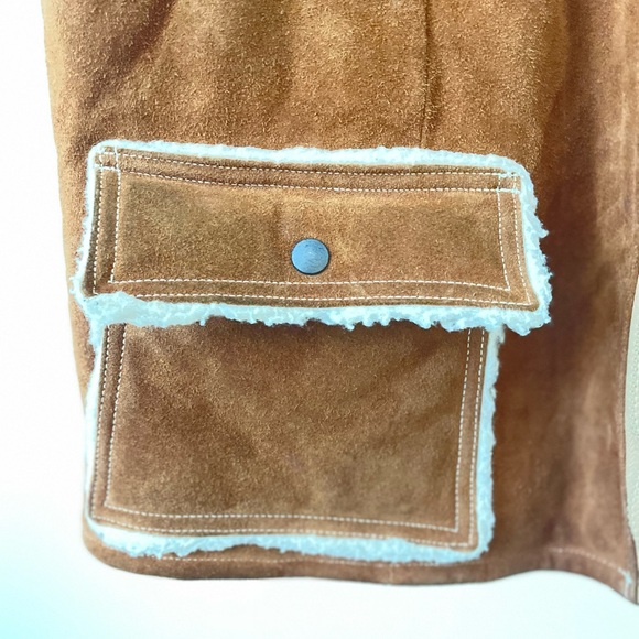 Authentic handmade sheepskin and leather vest - Picture 6 of 6